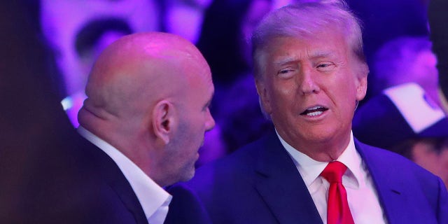 Donald Trump and Dana White talk