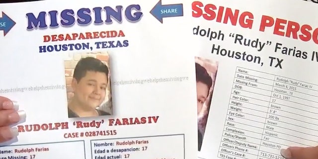 Rudy Farias missing person posters