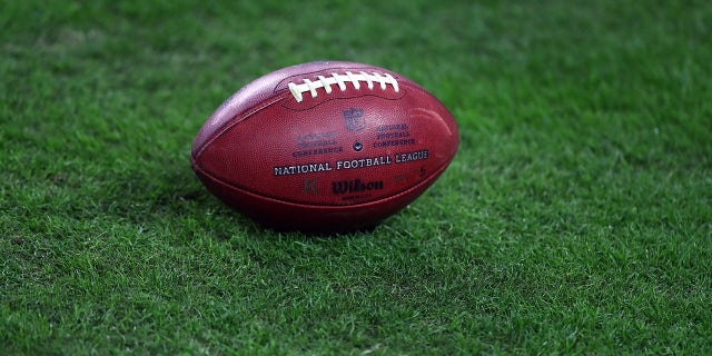 General view of a football