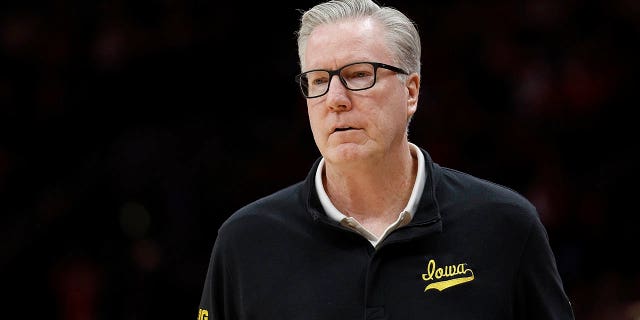 Iowa coach Fran McCaffery stands on the sideline