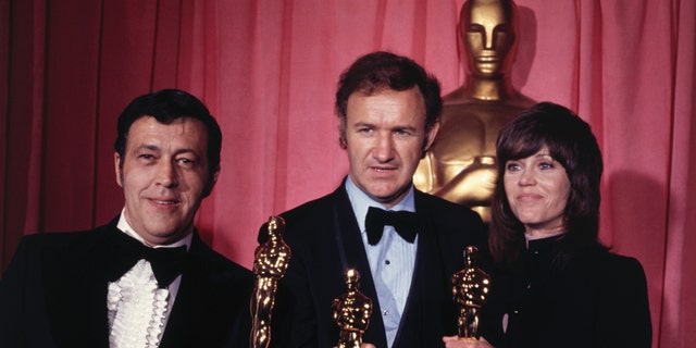 Gene Hackman with Best Actor Oscar