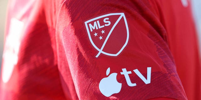MLS logo on one sleeve
