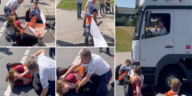 Europe begins crackdown on 'direct action' climate protesters who deface art, block traffic climate protests letzte generation germany