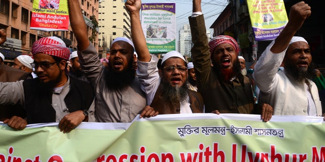 Muslims protest China