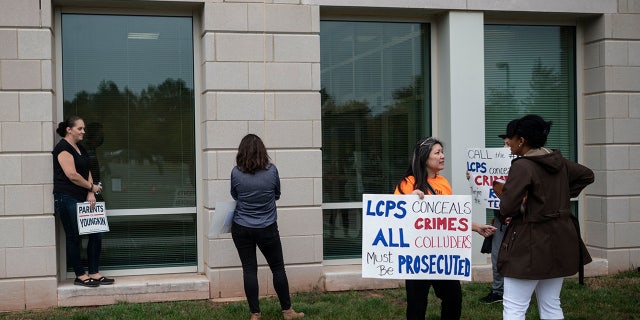 Protesters accuse Loudon County officials of covering up sexual assaults by transgender student