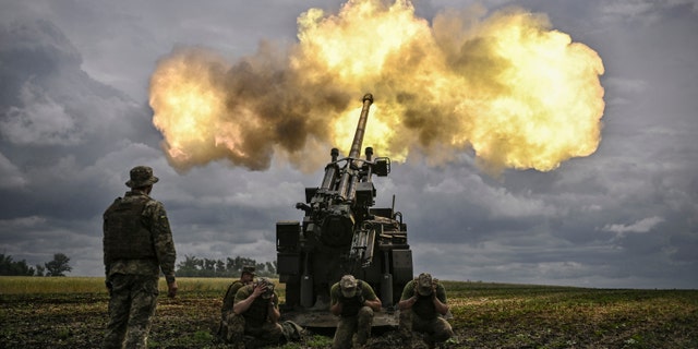 Ukrainian artillery