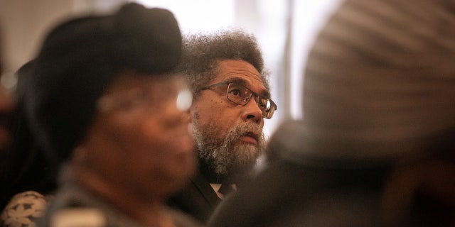 Cornell West beim Gottesdienst in Los Angeles