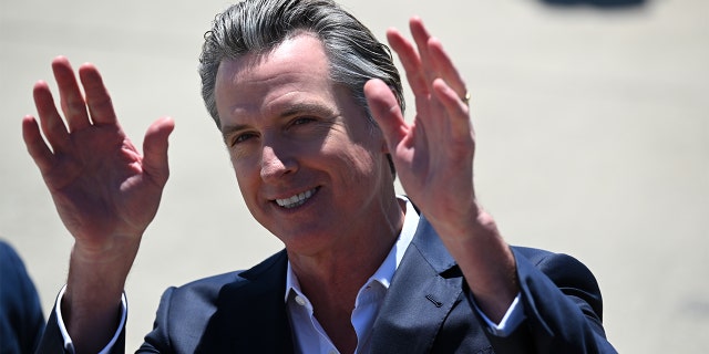 California's Democratic governor, Gavin Newsom