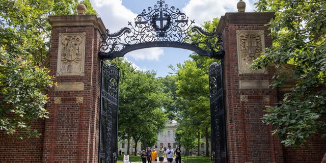 Harvard campus gates
