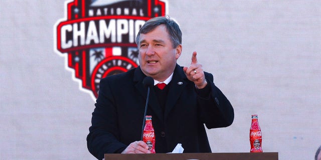 Kirby Smart speaks the championship parade