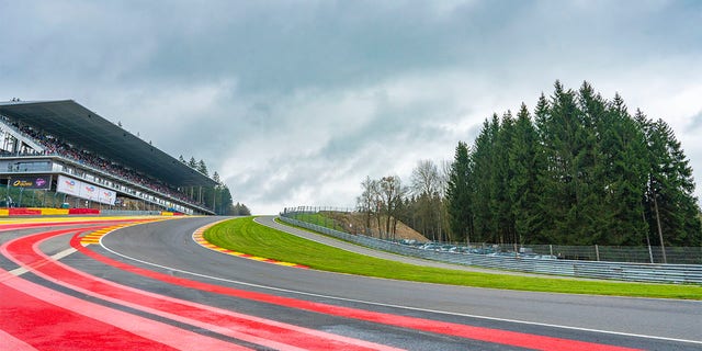 A general view of the Spa-Francorchamps race track