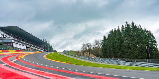 A general view of the Spa-Francorchamps race track