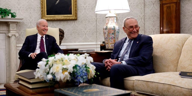 Joe Biden and Chuck Schumer