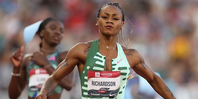 Sha'Carri Richardson wins the Women's 100m Final