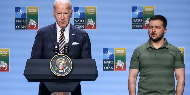 President Biden and Volodymyr Zelenskyy