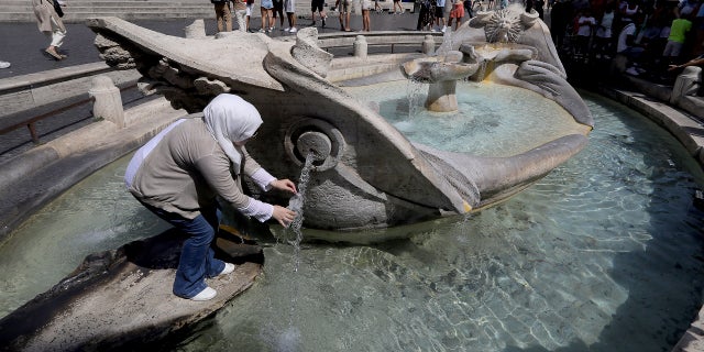 Fountain cooling temperature