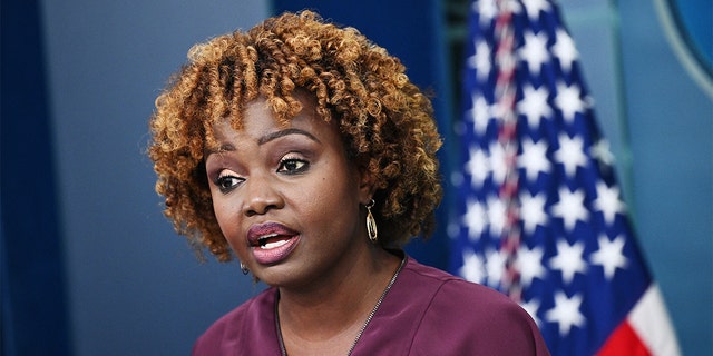 White House press secretary Karine Jean-Pierre