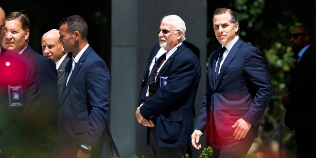 Hunter Biden leaves court