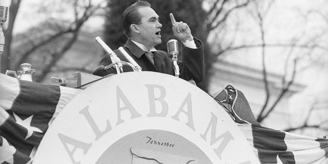 Former Democratic Alabama Gov. George Wallace