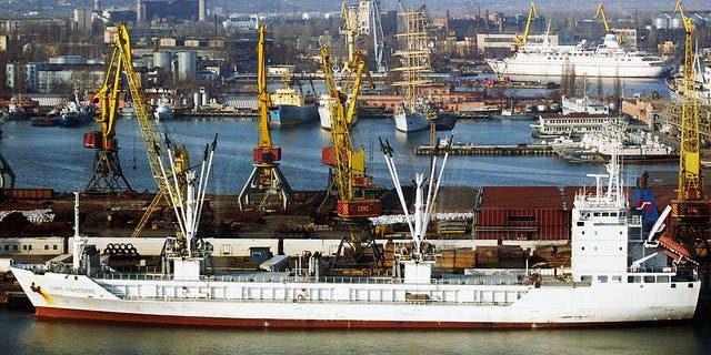 ships docked in Odesa port