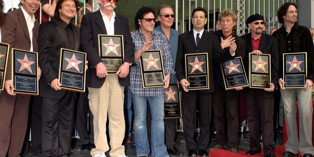 Journey at Hollywood star on the Walk of Fame ceremony