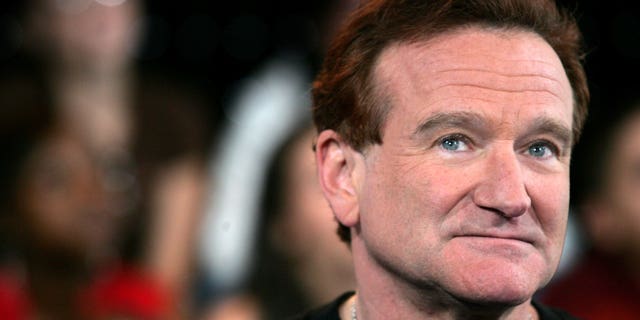 close up Robin Williams