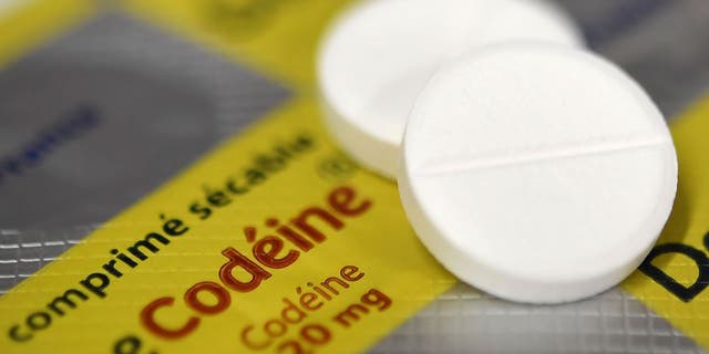 Codeine pill file photo