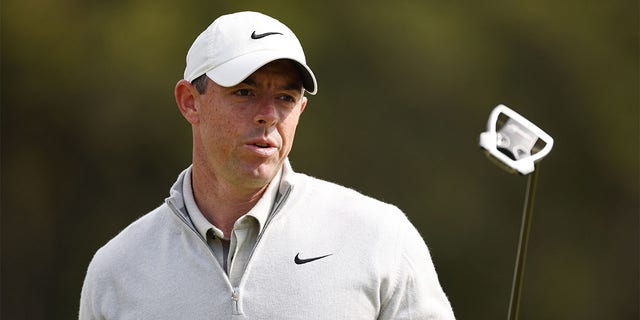 Rory McIlroy on the 17th gridiron of the Scottish Open