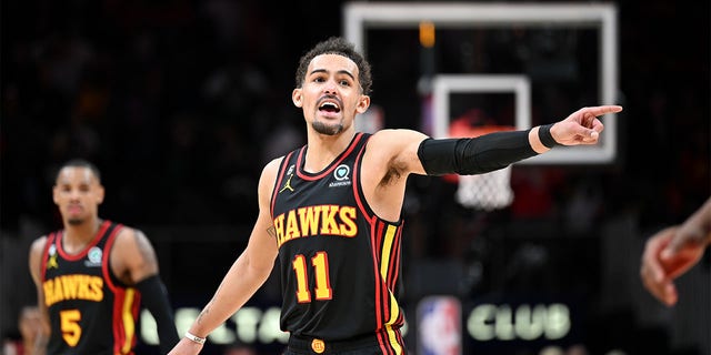 Trae Young plays the Celtics in the playoffs