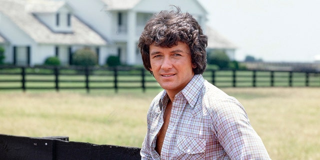 Patrick Duffy in character as Bobby Ewing