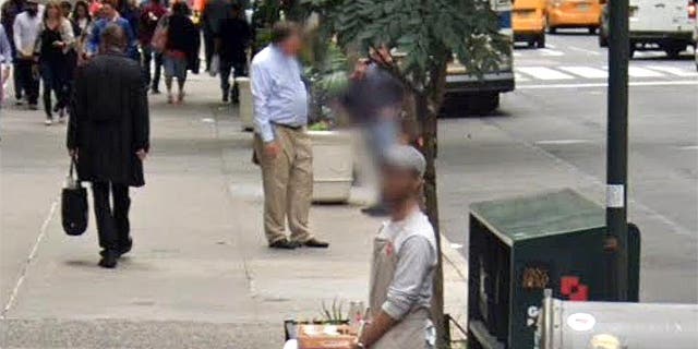 Alleged serial killer Rex Heuermann is seen on the streets of New York City