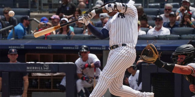 Gleyber Torres segna un fuoricampo da due run