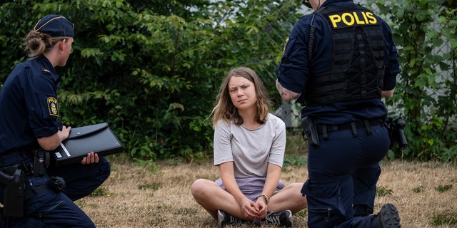 Sweden Greta Thunberg Charged