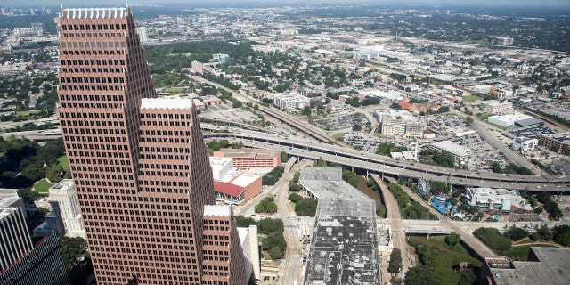 The Houston, Texas, skyline