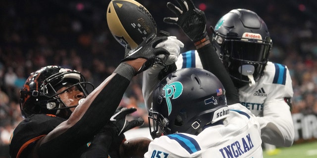 Arizona Rattlers receiver catches a touchdown pass