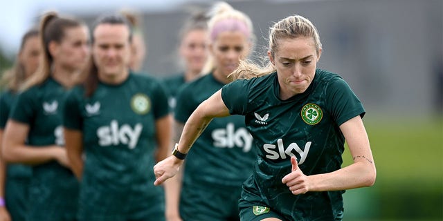 Megan Connolly during a training session