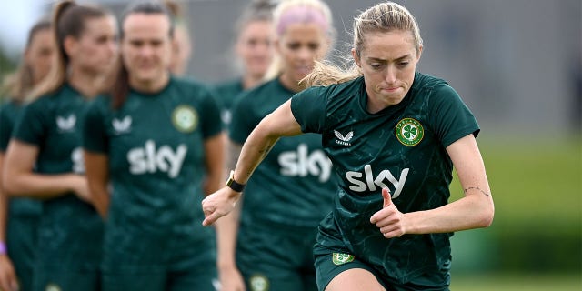 Megan Connolly during a training session