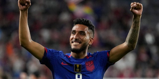 Jesús Ferreira golü kutluyor
