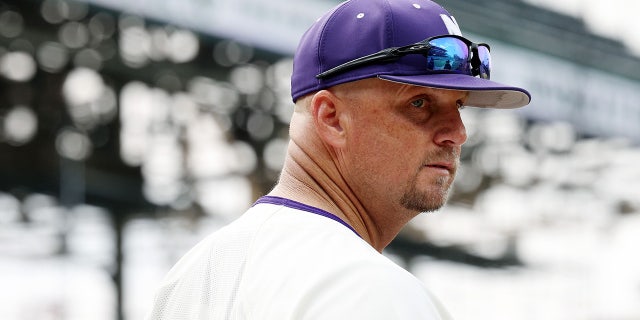 Northwestern University head baseball coach Jim Foster