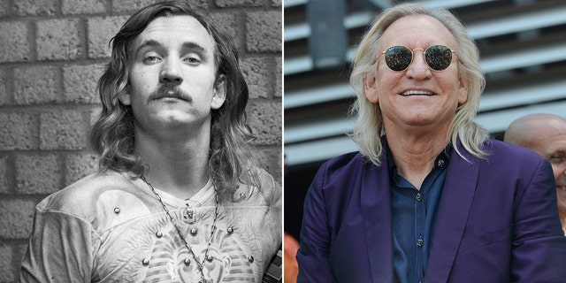 Joe Walsh then and now split