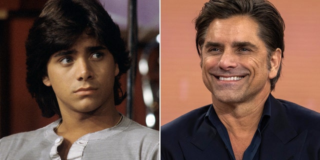 John Stamos then and now split