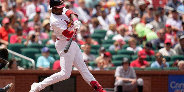 Jordan Walker hits single