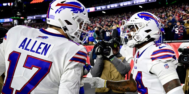 Josh Allen e Stefon Diggs nel 2022