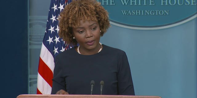 Karine Jean-Pierre answering questions