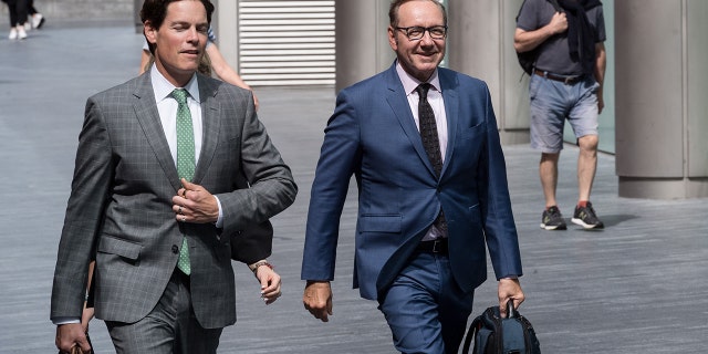 Kevin Spacey and his lawyer