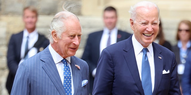 King Charles and Joe Biden