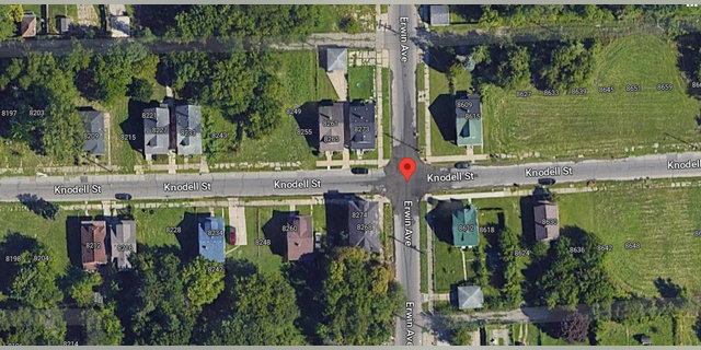 aerial view intersection