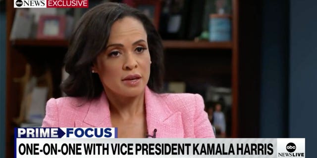 Linsey Davis interviews Kamala Harris