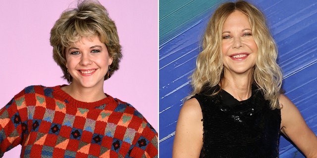 Meg Ryan then and now split