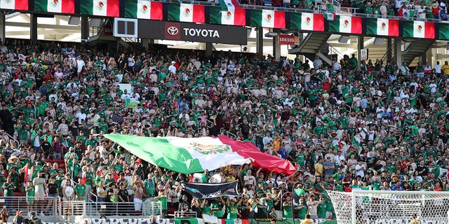 Fans of Mexico at Levi's Stadium